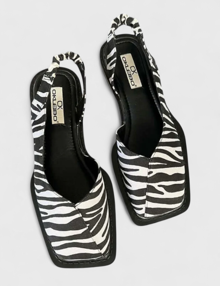 Cora Zapatillas Acolchadas de Punta Cuadrada