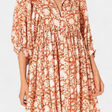 Daniela Vestido Mini Boho Floral