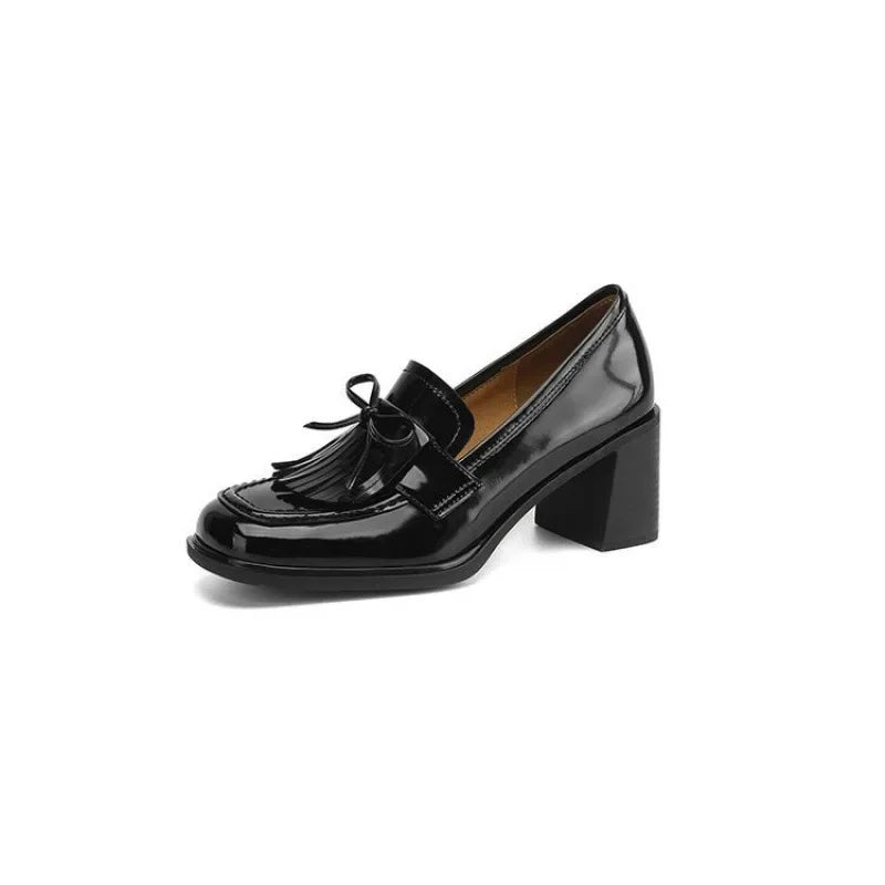 Klara – Zapatos de tacón tipo loafer