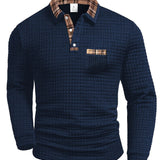 Mario™ | Polo de estilo urbano azul