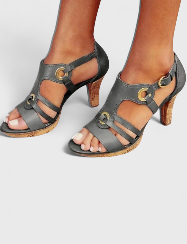 Gisèle Sandalias de Tacón Elegantes y Cómodas