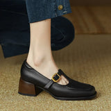 Emilia – Zapatos T-Steg de estilo vintage