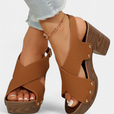 Onora Sandalias de Plataforma Sonnenuntergang