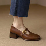 Emilia – Zapatos T-Steg de estilo vintage