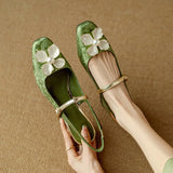 Mathilde – Zapatos de mujer elegantes con detalle floral