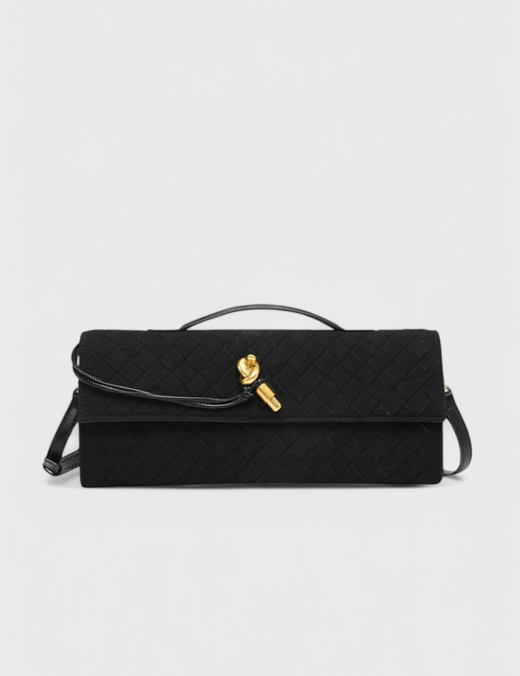 Melanie Bolso de Hombro Clásico de Ante