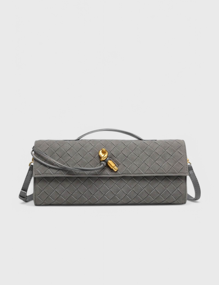 Melanie Bolso de Hombro Clásico de Ante