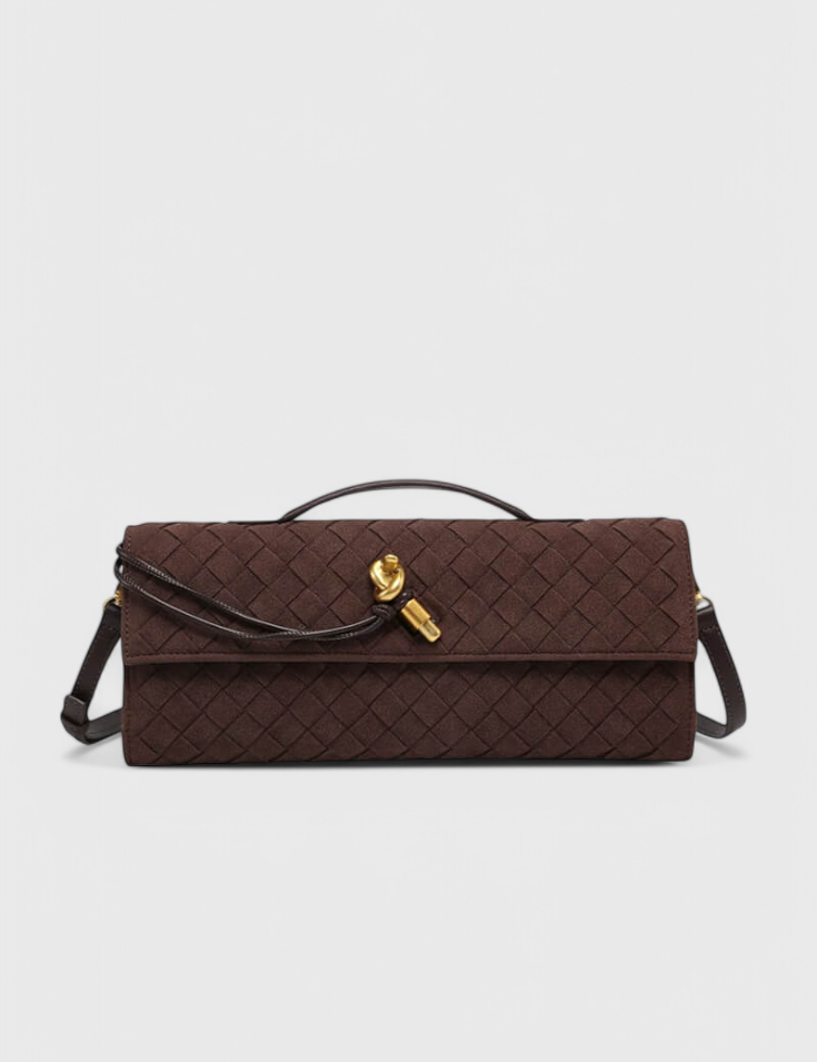 Melanie Bolso de Hombro Clásico de Ante