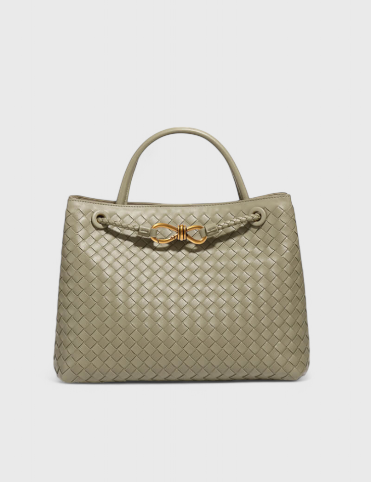 Bolsa Diaria Tejida Índigo