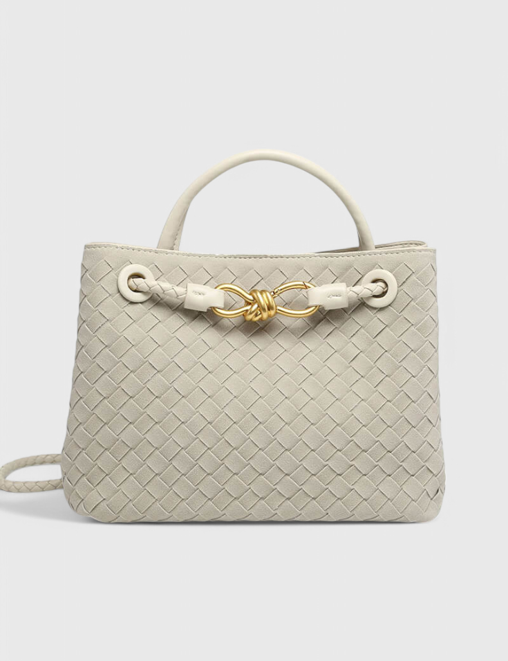 Bolsa Diaria Tejida Índigo