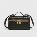 Milla Bolso Mini Woven con Accesorios Dorados