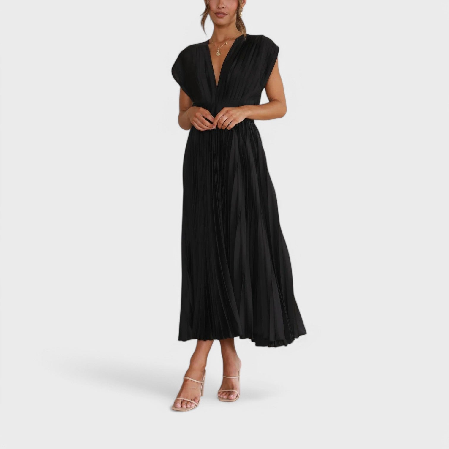 Paula - Vestido plisado elegante