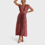 Paula - Vestido plisado elegante