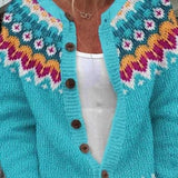 Angelika | Chaqueta de punto con diseño noruego