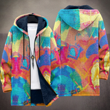 Triana | Chaqueta unisex con capucha inspirada en arte de lujo
