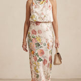 Lisa | Maxi Floral Halter