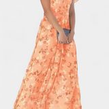 Amara Vestido Maxi Floral con Escote en V