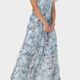 Amara Vestido Maxi Floral con Escote en V