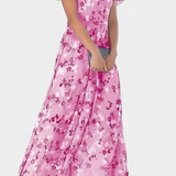 Amara Vestido Maxi Floral con Escote en V