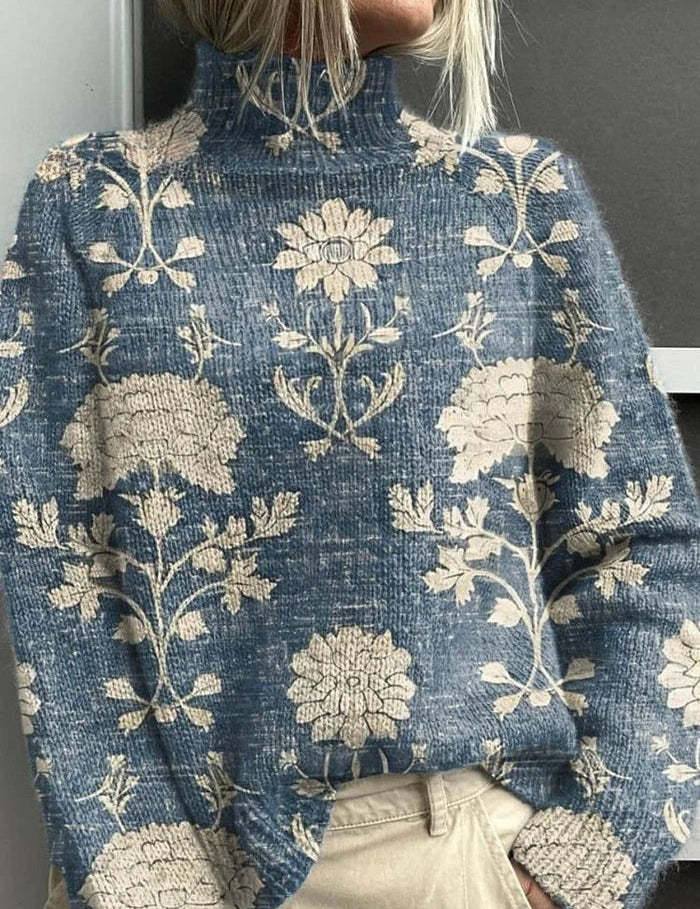 Claudia - Jersey de cuello alto cálido y elegante