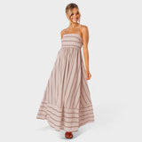 Camila - Vestido de rayas fresco