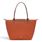 Bolso shopper plegable Catalina, naranja óxido, vista posterior
