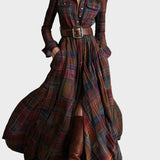 Vestido camisero elegante y clásico Elba, vista frontal