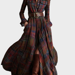 Vestido camisero elegante y clásico Elba, detalle 2
