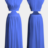 Jocelyn Conjunto de Vestido con Abertura Lateral