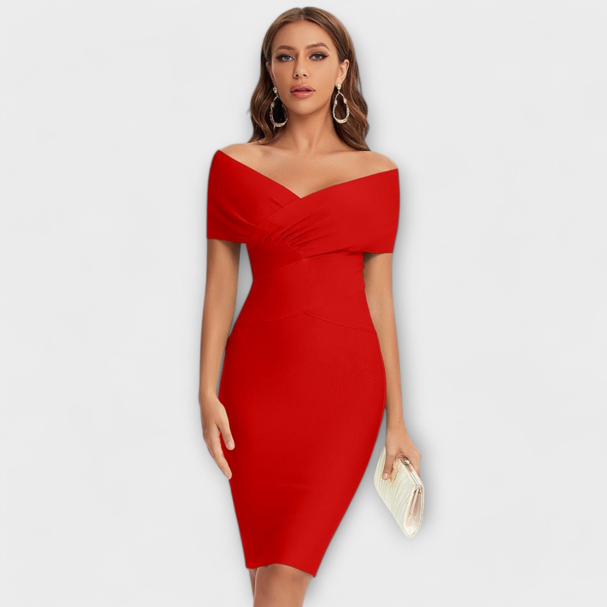 Ofélia - Vestido elegante con escote en V