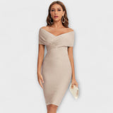 Ofélia - Vestido elegante con escote en V