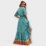 Madalena - Vestido boho maxi