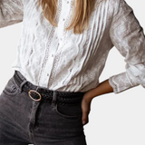 Laurina Blusa de Encaje