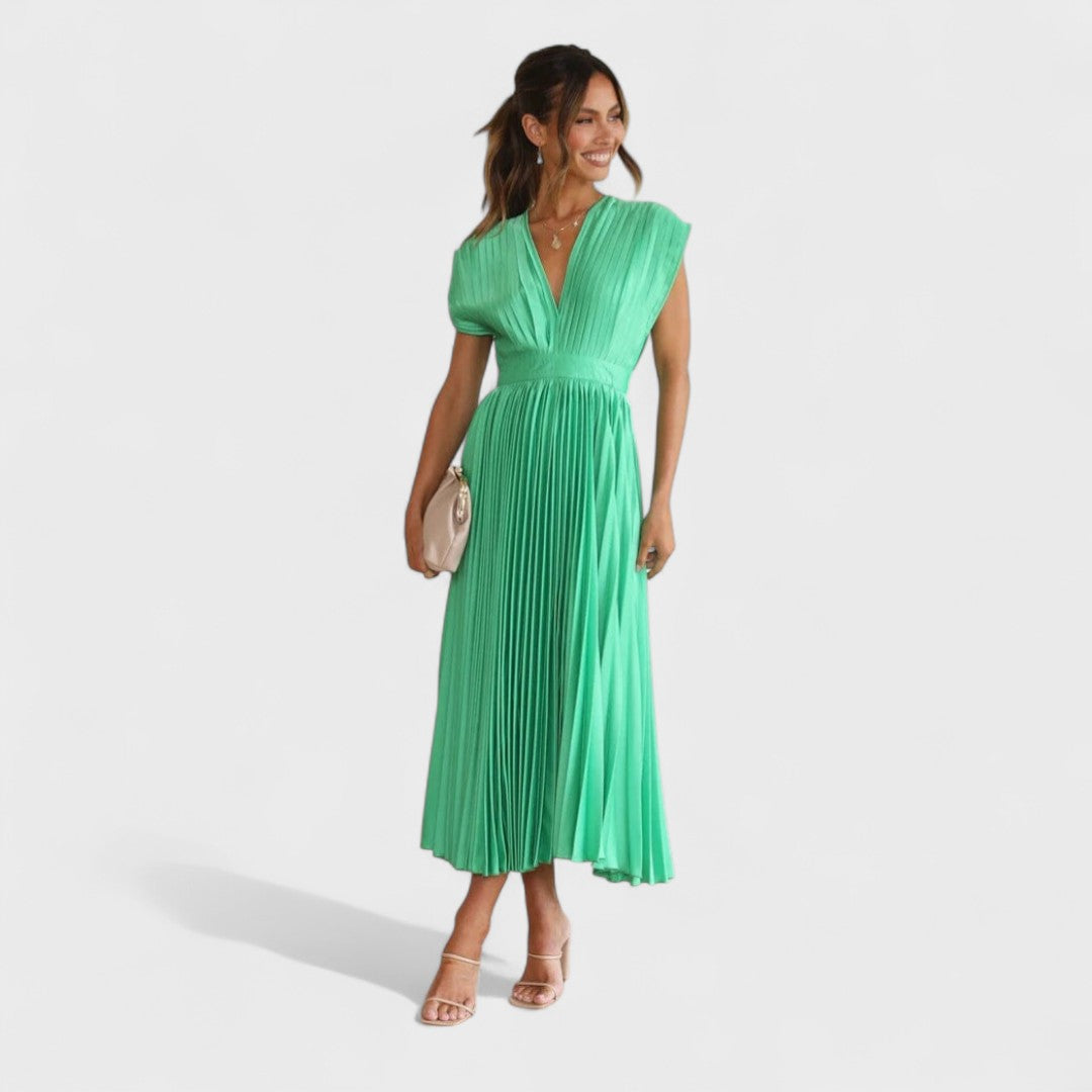 Eduarda - Vestido midi elegante