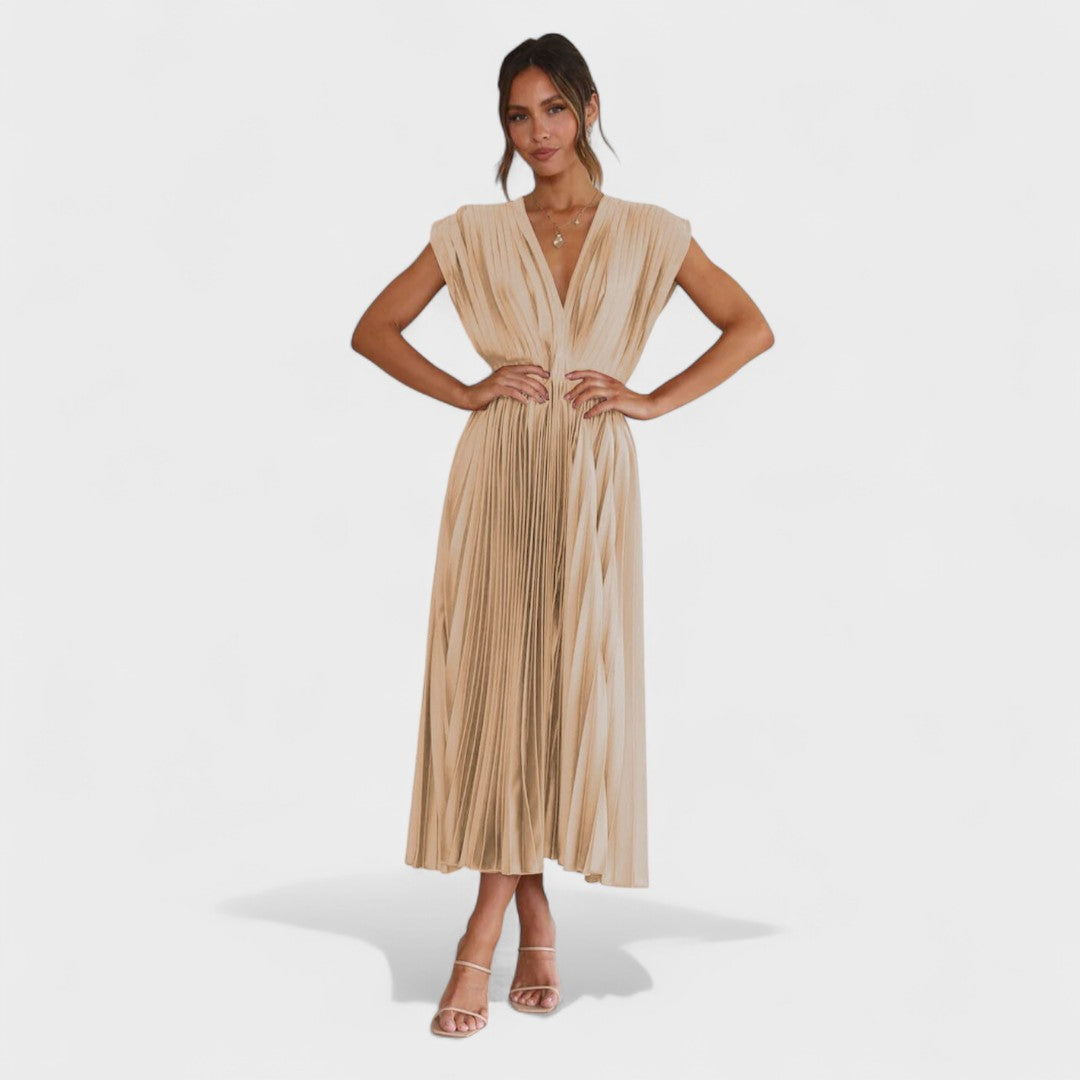 Eduarda - Vestido midi elegante