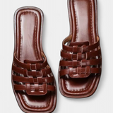Roma Sandalias Planas Trenzadas