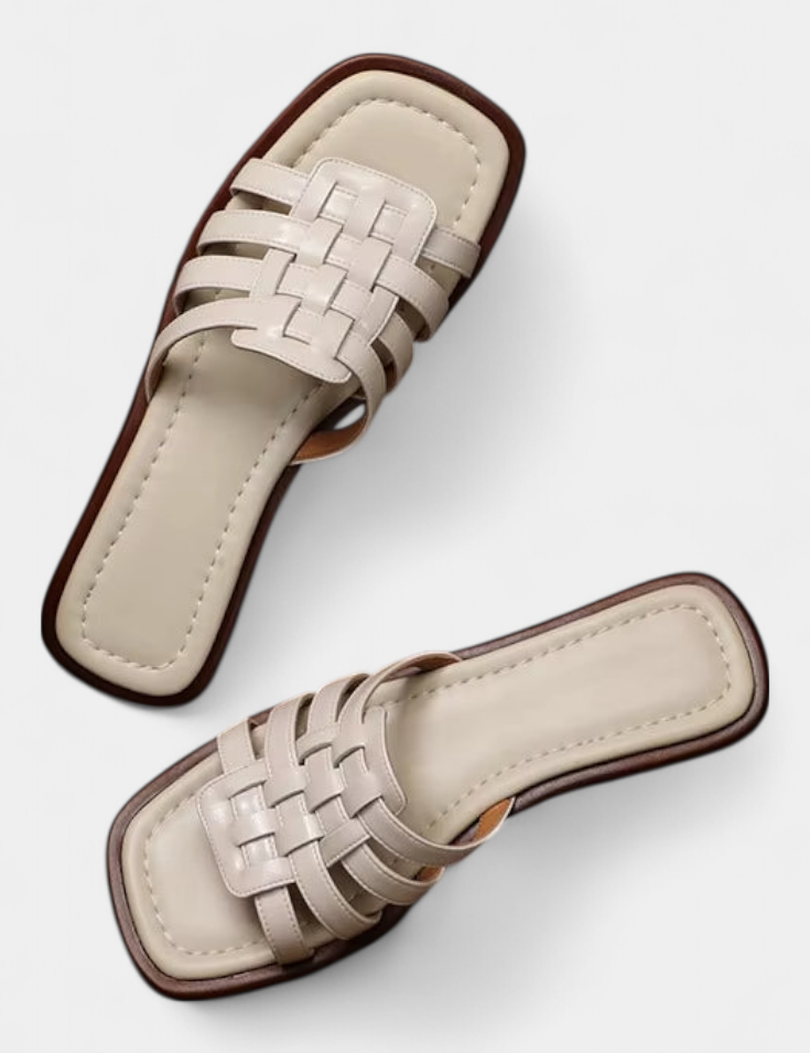 Roma Sandalias Planas Trenzadas