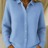 Katrina | Chaqueta de punto estructurada con botones