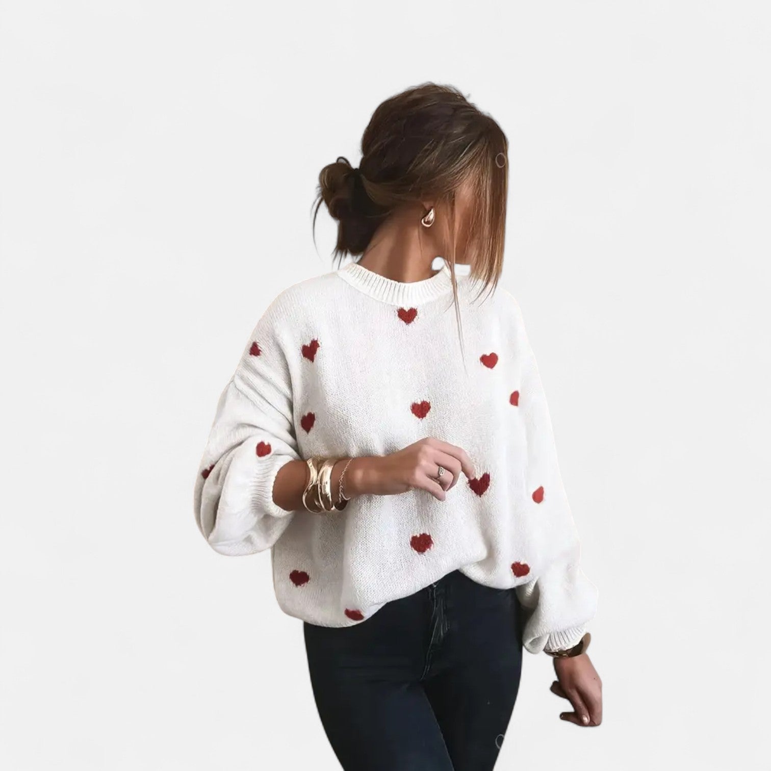 Isla™ | Jersey de Lana con Corazones