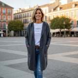 Cláudia - Cárdigan largo elegante