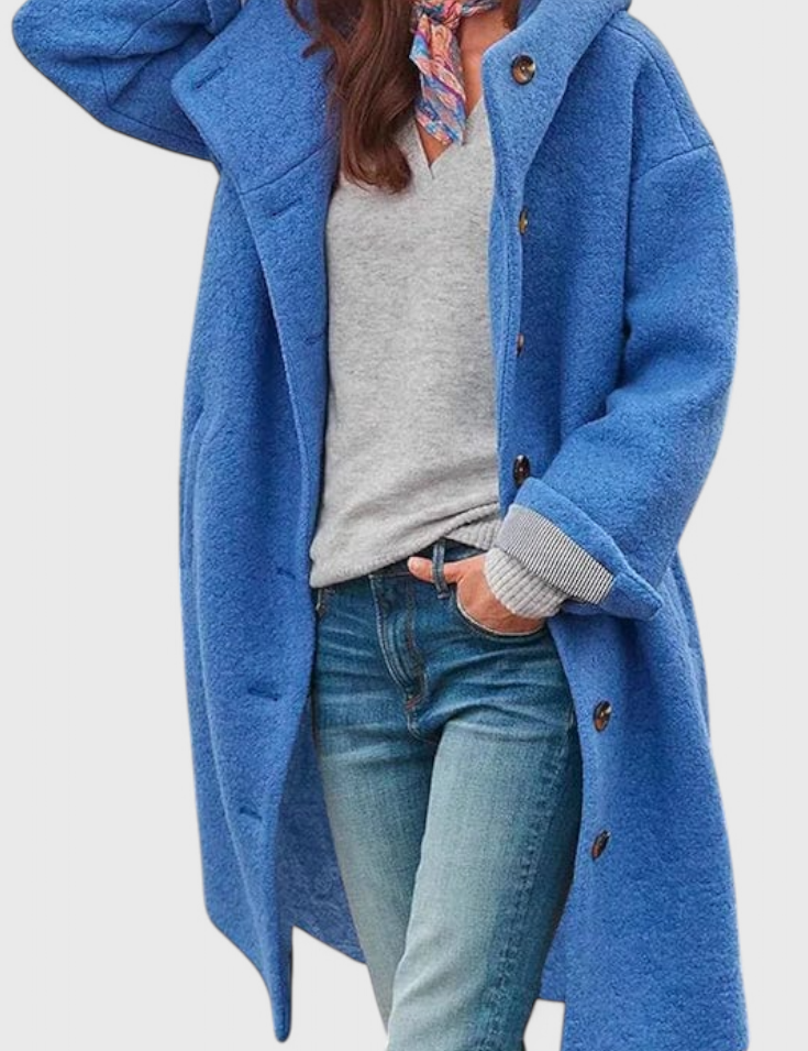 Penélope Abrigo de Invierno Elegante con Capucha