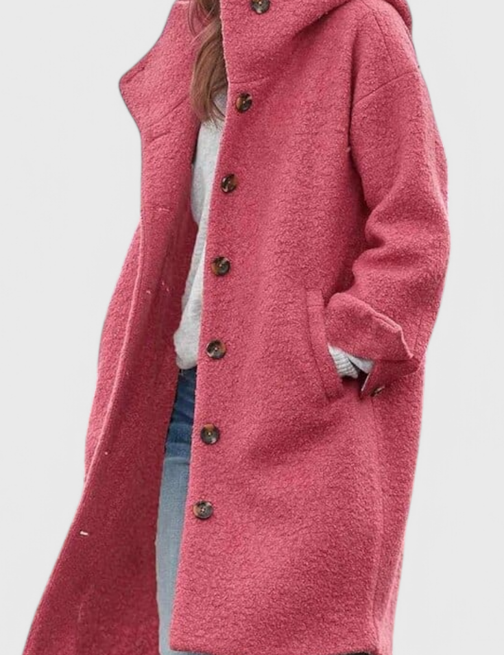 Penélope Abrigo de Invierno Elegante con Capucha