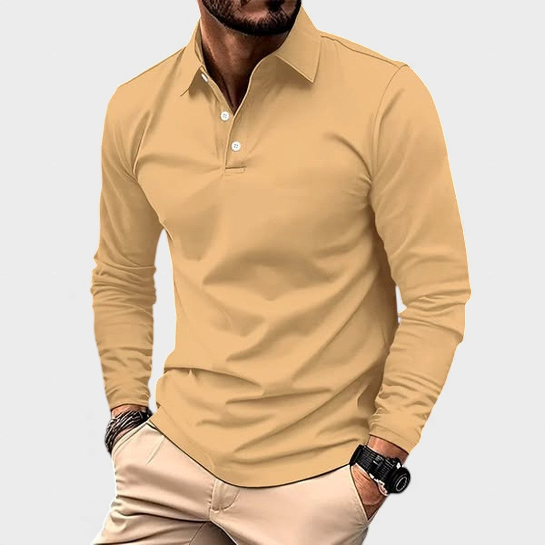 Guillermo™ | Polo Casual de Manga Larga