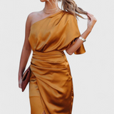 Anais Vestido de Satén Elegante y Versátil