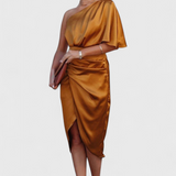 Anais Vestido de Satén Elegante y Versátil