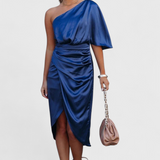 Anais Vestido de Satén Elegante y Versátil