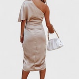 Anais Vestido de Satén Elegante y Versátil