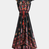 Chiara Vestido Floral Boho Chic con Cintura Ajustable