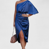 Anais Vestido de Satén Elegante y Versátil