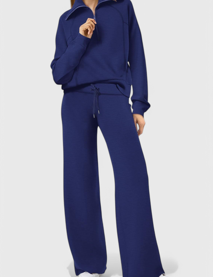 Berken Conjunto de Lounge de Dos Piezas de Manga Larga